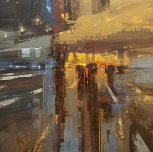 Painting, City landscape - Urban Jungle vol. 24