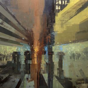 Painting, Avant-gardism - Urban Jungles. Vol. 34. The night rhythm of Moscow