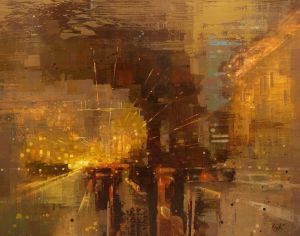 Painting, City landscape - Urban Jungle 19