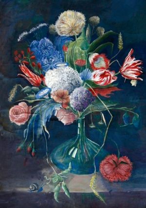 Graphics, Still life - Natyurmort-s-cvetami