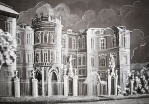 Graphics, City landscape - Praga