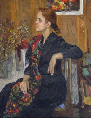 Painting, Portrait - Portrait of Tatiana Rosenberg