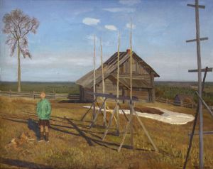 Painting, Genre painting - Silence
