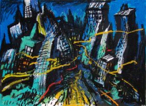 Graphics, City landscape - Wires