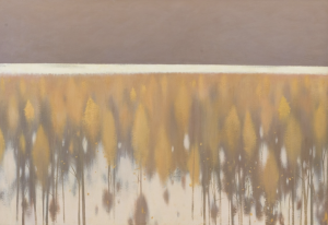 Painting, Landscape - Snowy distances
