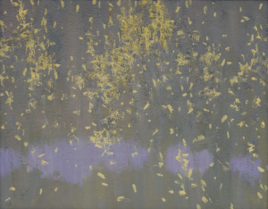 Painting, Landscape - Willow blossoms