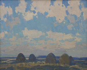 Painting, Oil - Hay season