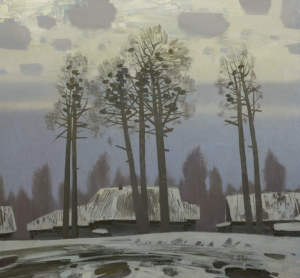 Painting, Landscape - Rooks' nests