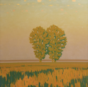 Painting, Landscape - At sunset