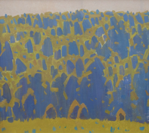 Painting, Landscape - The forest. Stacks