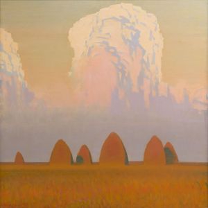 Painting, Landscape - Cloud. Therefore