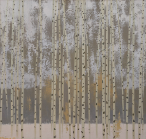 Painting, Landscape - Birch Grove