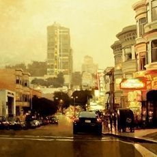 Painting - City landscape